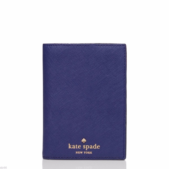 Kate Spade Blue Passport Holder NWT!  FANTASTIC GIFT & STOCKING STUFFER! - Picture 12 of 16